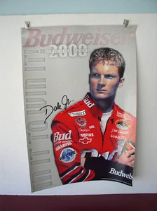 1999 Budweiser Earnhardt In It To Win Bier Poster N O S 27 x 18 Zoll - Bild 1 von 1
