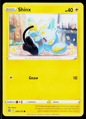 Shinx SWSH09: Brilliant Stars #049/172 Common - Image 1 of 2