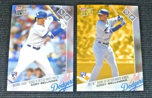 (2) 2017 Topps Now Rookie of the Year Cody Bellinger OS-35 + OSB-2 Gold RC Lot - Picture 1 of 1
