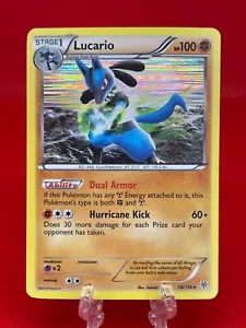 Pokémon TCG Lucario Black & White 78/135 Plasma Storm Holo Rare Englisch 2012 LP - Bild 1 von 2