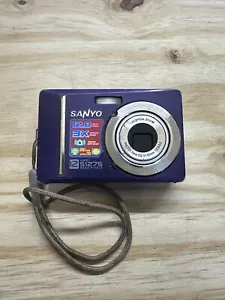 Sanyo 12 MP VPC-S1275PU Purple Digital Camera (Camera Only) - Picture 1 of 6