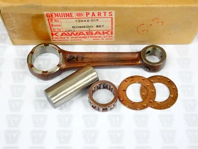 Juego de bielas Kawasaki NOS NUEVO 13044-019 G3 G4 G5 KD KV G31M G3SS G3TR G4TR Foto 1 de 2