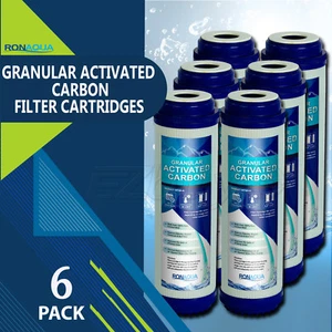 Granular Activated Carbon Filter 9.875 inch x 2.5 inch Set of 6 - Picture 1 of 7