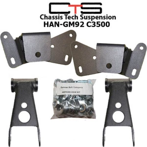 B 4" Drop Shackles &Hangers 1988-1998 Chevy GMC C3500 Standard Cab - Bild 1 von 1
