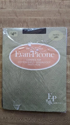 Pantimedias The Silkee Sheer Evan-Picone Control Top Gris Franela Largas Foto 1 de 2