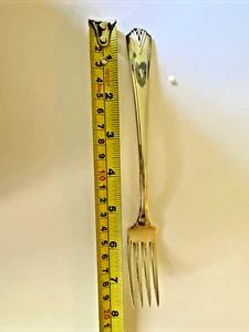 1929 Deauville Pattern Art Deco Community Plate 7.5" cocktail Fork 12 avail - Picture 1 of 3