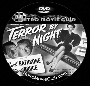 Terror by Night (1946) Crime, Drama, Film-Noir Sherlock Holmes Movie DVD