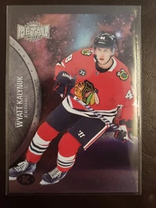 2021-22 Wyatt Kalynuk Rookie Skybox Metal Universe Hockey Chicago Blackhawks - Picture 1 of 2