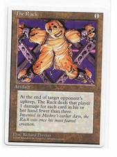Magic the gathering ~ The Rack ~ Alternate 4th Edition ~ SCANS ~ LP #2