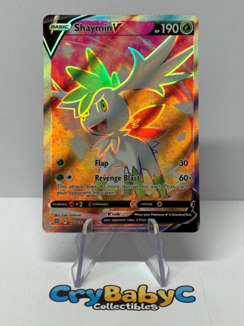 Original Carta Pokemon Lendaria ultra rara Shaymin V em Promoção