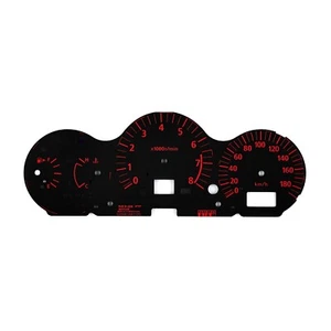 Nissan 350Z Drift Car Instrument Cluster Gauge Faces Dials Facia - 180 KMH Black - Picture 1 of 2