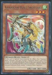 3x Yugioh 1st Ed CHIM-EN011 Gladiator Beast Sagittarii Rare NM - Picture 1 of 1