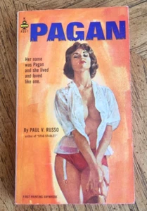 Pagan by Paul V. Russo Midwood Sleaze # F251 1963 (VG/FN) Rader cover - Picture 1 of 4
