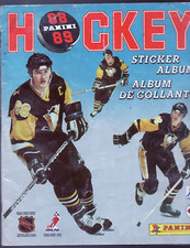 1988-89 Panini Hockey Sticker Album Used and Filled With Some Stickers