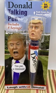 DONALD TRUMP TALKING PEN BRAND NEW PRESIDENT FUNNY - Picture 1 of 3