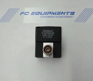 Radiall R417303118 Fixed Attenuator 3dB 25W 2GHz - Picture 1 of 2