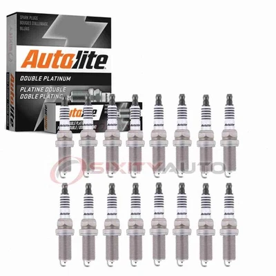 16 pc Autolite Double Platinum Spark Plugs for 2009-2019 Chrysler 300 5.7L qy - Image 1 of 4