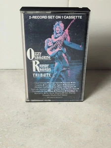 OZZY OSBOURNE RANDY RHOADS TRIBUTE Cassette Tape 1987 Rock Metal Rare - Picture 1 of 14