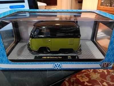 Máquinas m2 1/24 Chase 1/750 1960 VW FURGONETA DE REPARTO BERLINA VERDE EXCLUSIVO DE WALMART Foto 1 de 3