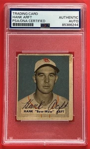 Bowman #139 1949 Hank “Bow-Wow” ARFT PSA/DNA certificado auténtico automático - Imagen 1 de 5