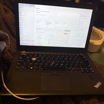 Lenovo ThinkPad Laptop Intel Core i5-7200U 16GB RAM 240GB SSD Windows 10 Pro - Image 1 of 4