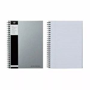 Pukka Pad Silver A5 Wirebound Cardboard Cover Notebook Ruled 160 Pages - Picture 1 of 1