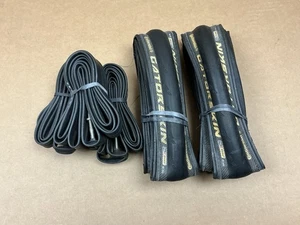 Continental Gatorskin Tires Pair 700c X 25mm Folding DuraSkin w/Presta Tubes - Picture 1 of 19