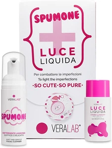 so Cute so Pure Kit Doppia Detersione Viso, Spumone Travel 50Ml + Luce Liquida T - Foto 1 di 12