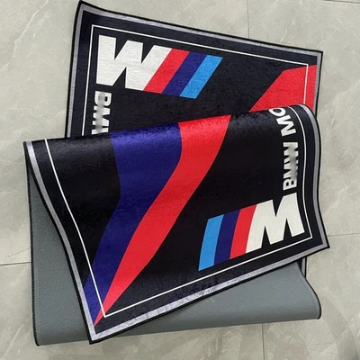 For BMW Motorrad M Sport Motorcycle Garage Motorcycle Pit Mat Carpet 220x80cm - Image 1 of 4
