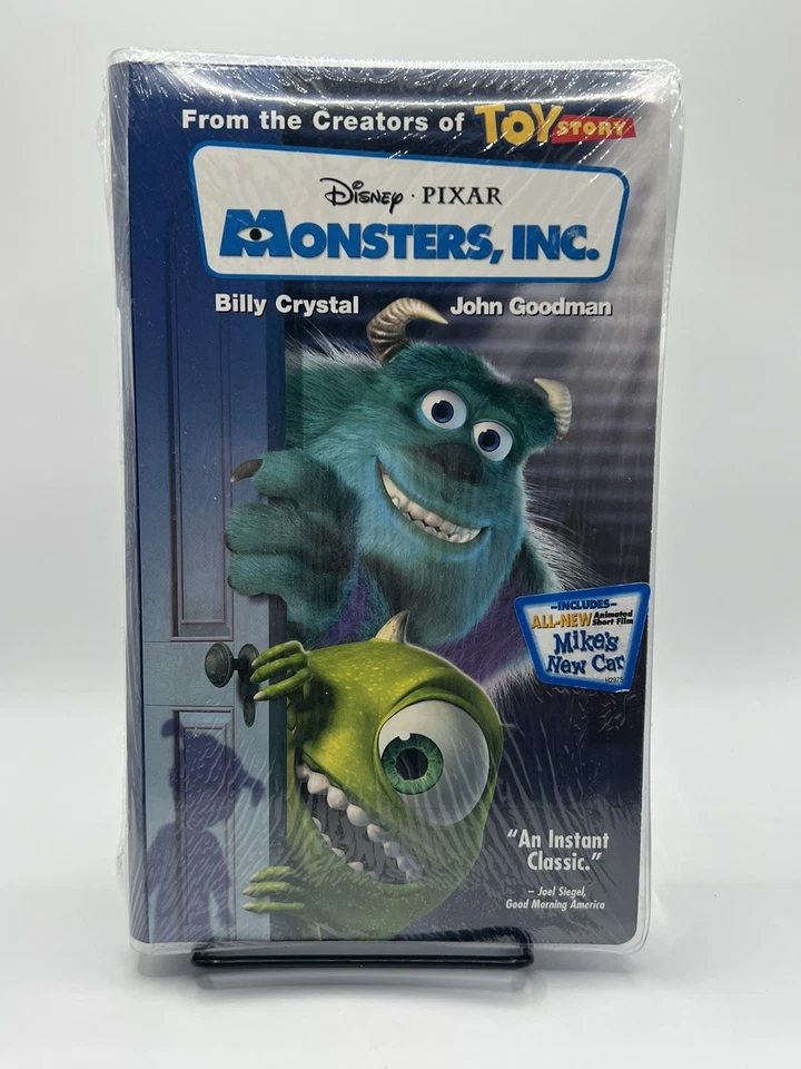  Disney Pixar Monsters, Inc. (VHS, 2001) Clamshell - John Goodman, Billy Crystal Foto 1 de 4