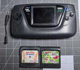 Restored Sega Game Gear - Original Screen/USB-C Power/2 Games/Collector's Dream!