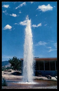 Postcard Roadside Geyser Erupting, Woodside, UT - Picture 1 of 2