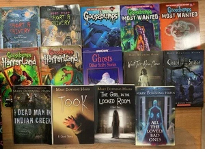 Lot of 14 'SPOOKY & SCARY' Books ~ Stine, Hahn, San Souci  ~ All PB - Imagen 1 de 5