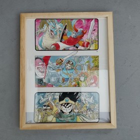 Akira Toriyama Dragon Quest III Printed Framed Item Famicom Masterpiece Framed