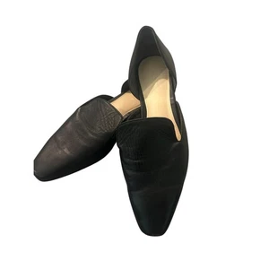 Via Spiga Flats for Women Leather Flats Pointy Toe US 6.5 Black NWOT - Picture 1 of 10
