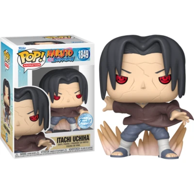 NARUTO SHIPPUDEN: Itachi Uchiha Эксклюзив Pop! Виниловая фигурка + POP PROTECTOR - Изображение 1 из 4