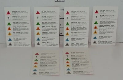 Screenlife TV edition Scene it DVD Board Game Replacement Category Cards - Image 1 of 2