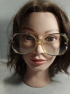 Vintage Retro Womans Plastic Frame Eye Glasses 1970's's - Image 1 of 4