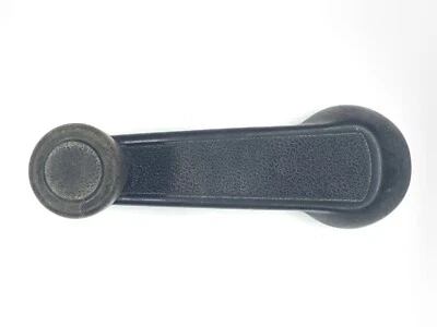 Honda Acura Handle Manual Crank Door Window Glass Move Knob Inside Black OEM - Image 1 of 4