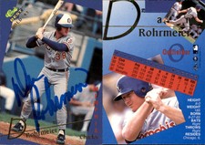 Dan Rohrmeier Signed 1993 Classic Best Gold #26 Card Memphis Chicks Auto AU