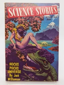 SCIENCE STORIES Pulp Digest - October 1953, High grade, Hannes Bok - Picture 1 of 5