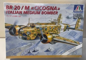 ITALERI 1/72 BR/20 "CICOGNA" ITALIAN MEDIUM BOMBER KIT # 143-FACTORY SEALED! - Picture 1 of 5