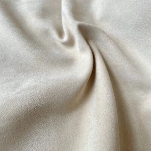 838. Camel Faux Suede Fabric. Price per 1/2 metre - Picture 1 of 4