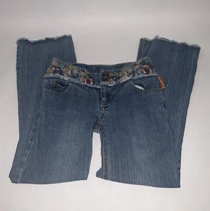Vintage The Cheetah Girls Embroidered Jeans Girls Size 7 - Picture 1 of 9