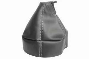 Fits Datsun 240z, 260z, 280z Real Leather Manual Shift Boot w/Gray Stitch  - Bild 1 von 5
