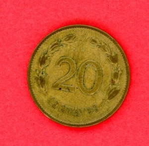 ECUADOR 20 CENTAVOS 1944 z KM # 77.1a FINE+. - Picture 1 of 2