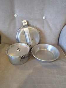 Vintage Palco Aluminum Camping Mess  Kit - Picture 1 of 12