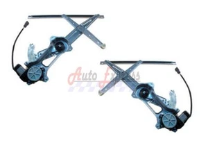 NEW FRONT LEFT AND RIGHT WINDOW REGULATORS W/MOTOR FITS 1996-2004 FORD MUSTANG - Picture 1 of 2