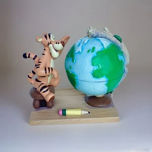 Disney Winnie the Pooh Desk Set Tigger Globe Paperclip Holder - Picture 1 of 13