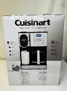 Cuisinart Coffee Center SS-16 12-Cup 2-in-1 Coffee Maker - Black Stainless Steel - Picture 1 of 8